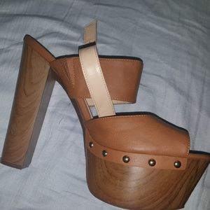 Open toe heel